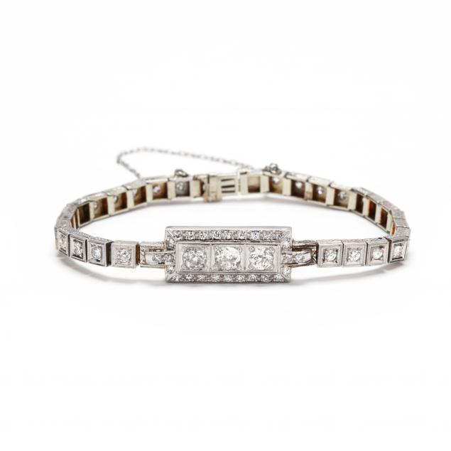 platinum-topped-gold-diamond-bracelet