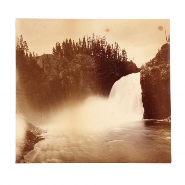 large-albumen-photograph-i-the-upper-falls-of-the-yellowstone-i