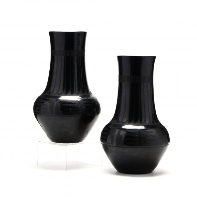a-large-near-pair-of-marie-julian-blackware-vases