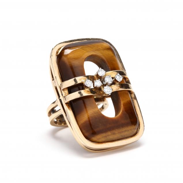 retro-14kt-gold-tiger-s-eye-quartz-and-diamond-ring