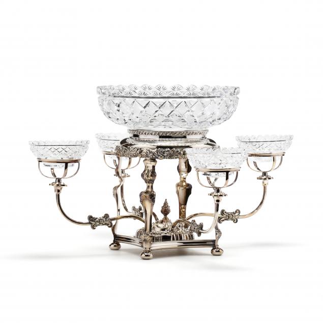 a-georgian-style-silverplate-cut-glass-epergne