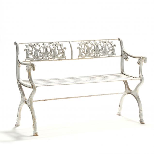 neoclassical-style-cast-iron-garden-bench