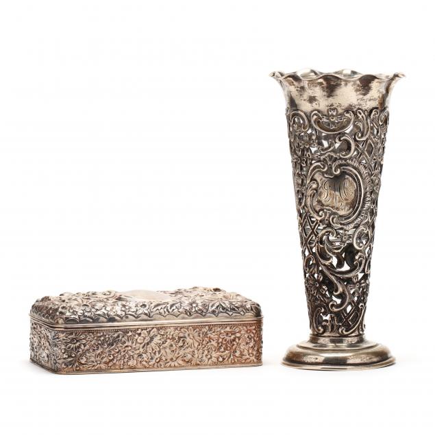 gorham-sterling-silver-dresser-box-and-vase-19th-century