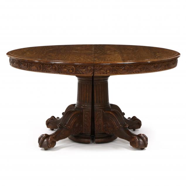 edwardian-carved-oak-expansion-dining-table