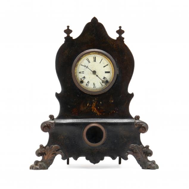 bradley-hubbard-iron-mantel-clock