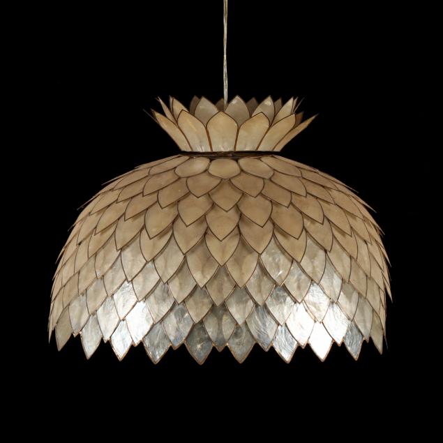 capiz-shell-pendant-light