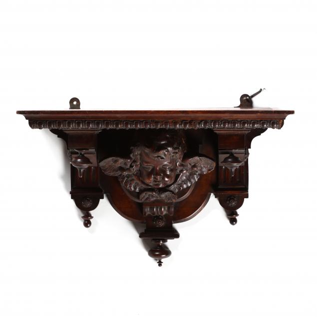 renaissance-revival-carved-walnut-bracket-shelf