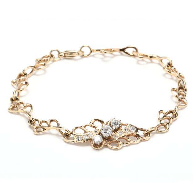 14kt-gold-and-diamond-bracelet