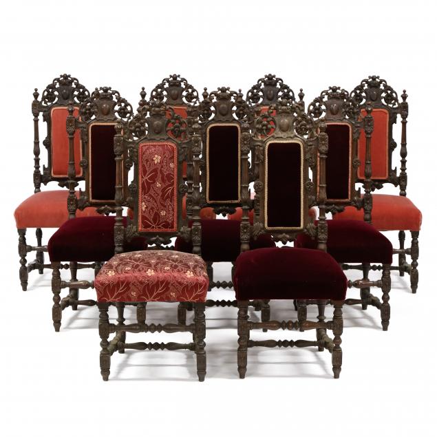 set-of-nine-late-renaissance-revival-carved-oak-dining-chairs