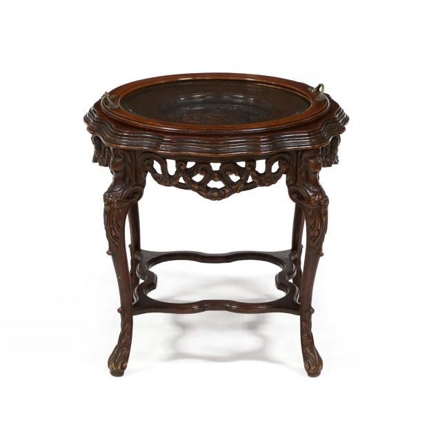 vintage-italian-carved-walnut-figural-tray-table