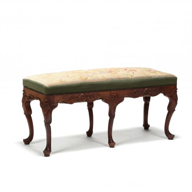 queen-anne-style-carved-mahogany-bench