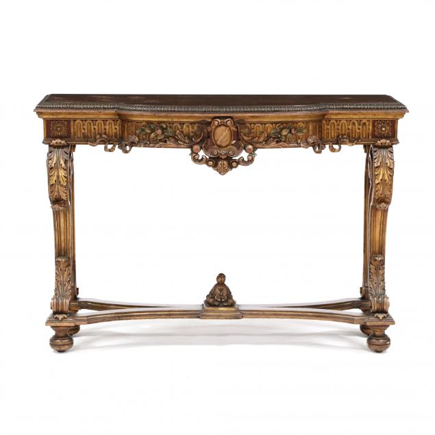 neoclassical-style-carved-and-gilt-console-table