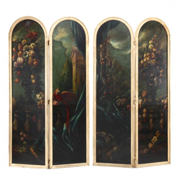 a-vintage-italian-painted-four-panel-floor-screen