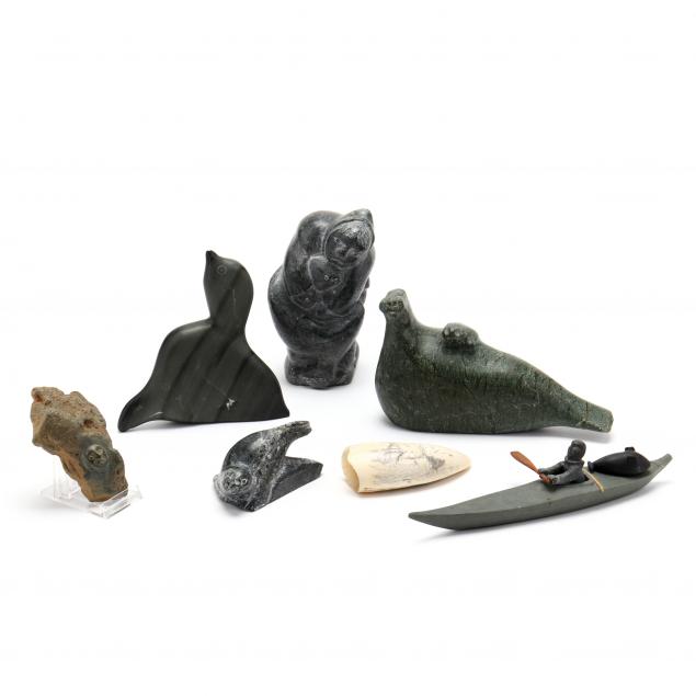 grouping-of-inuit-carvings