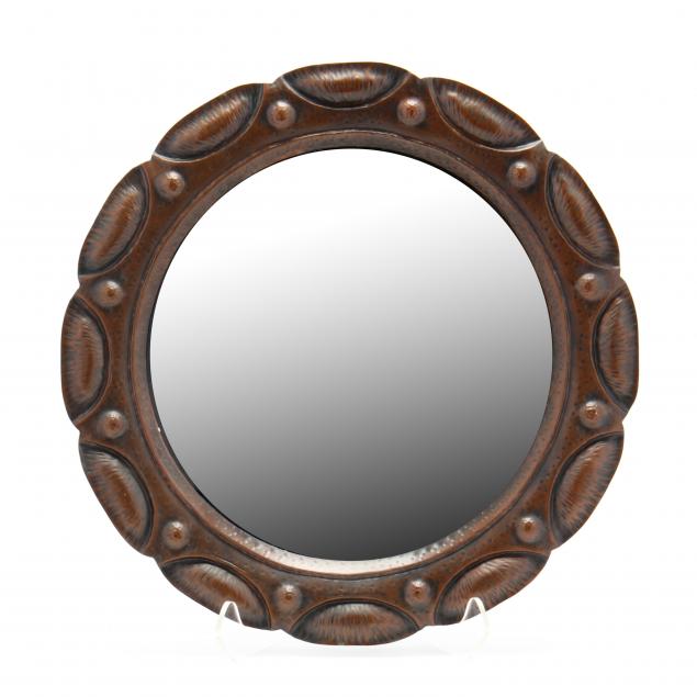 arts-and-crafts-hammered-copper-mirror