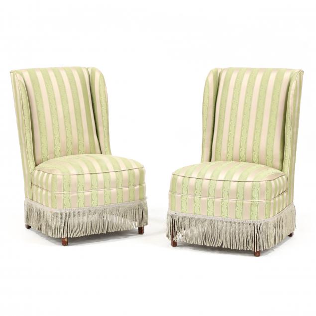 pair-of-vintage-silk-upholstered-slipper-chairs