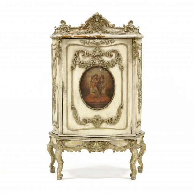 vintage-french-rococo-style-carved-and-painted-cabinet