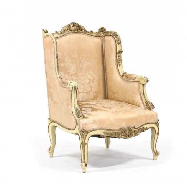 french-rococo-style-carved-and-painted-bergere