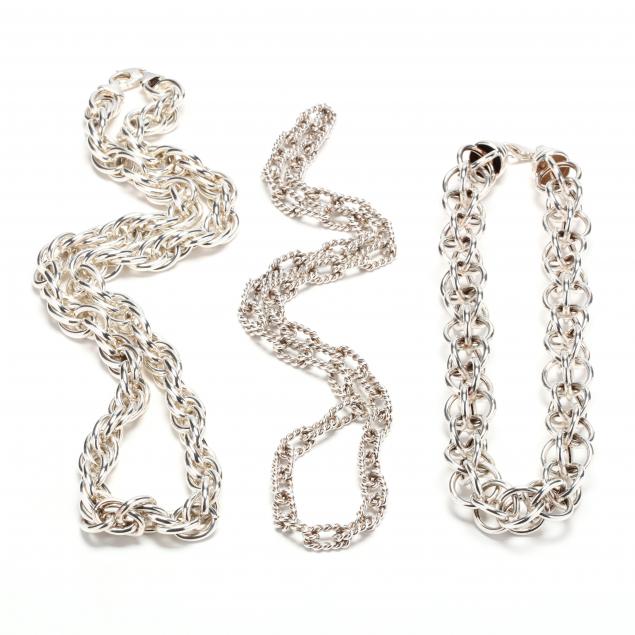 three-silver-necklaces
