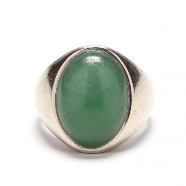 gent-s-14kt-white-gold-and-jadeite-ring-signed