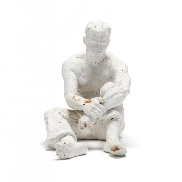 emily-muir-me-1904-2003-plaster-sculpture-of-a-seated-man