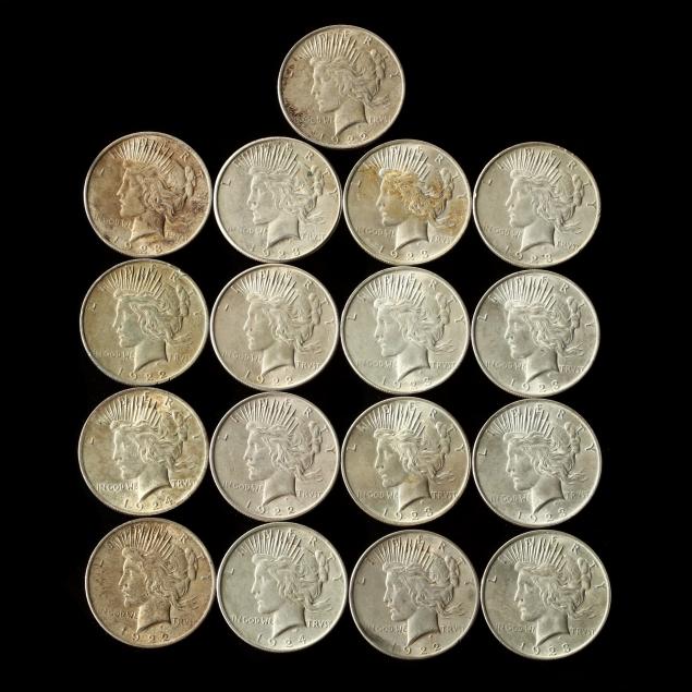 17-peace-silver-dollars