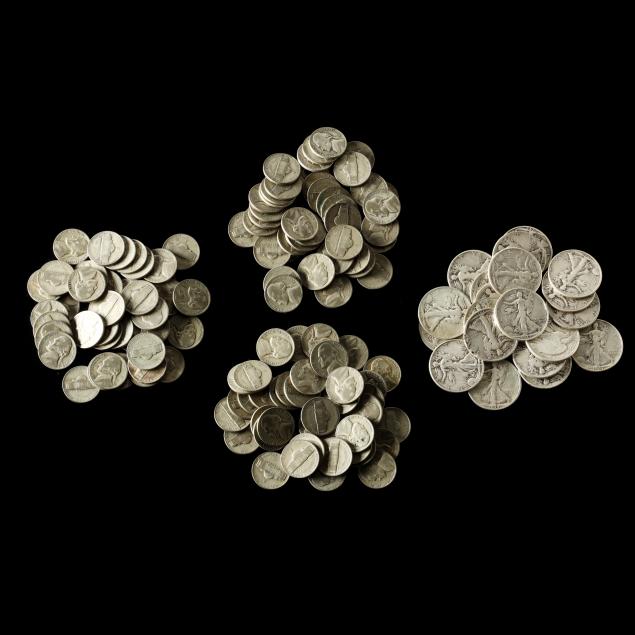 twenty-walking-liberty-halves-and-120-silver-alloy-war-nickels