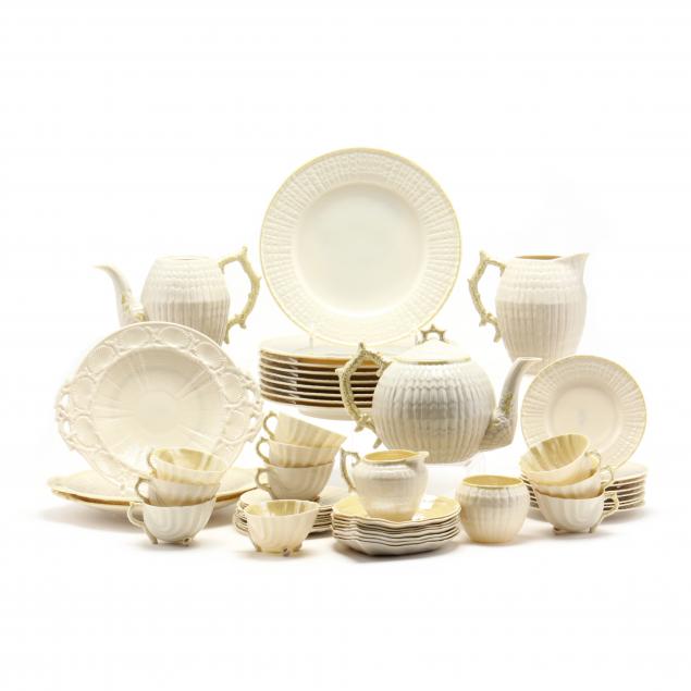 belleek-52-piece-shell-motif-tea-set
