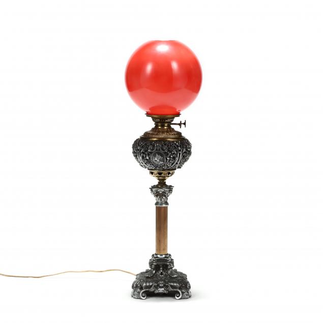 neoclassical-cast-metal-duplex-oil-lamp