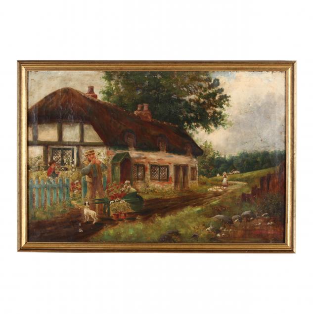 a-edward-barns-english-circa-1900-a-chocolate-box-picture