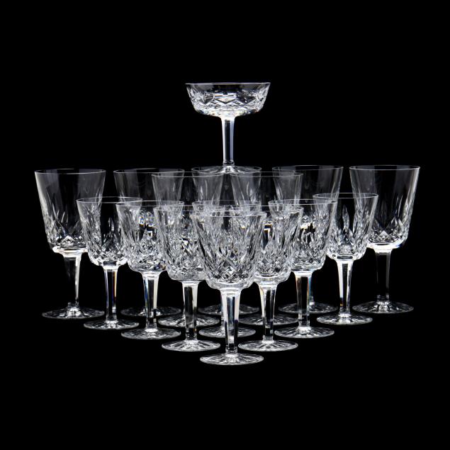 waterford-16-pieces-of-i-lismore-i-pattern-stemware