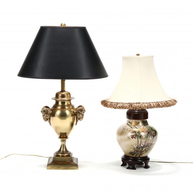 two-vintage-table-lamps
