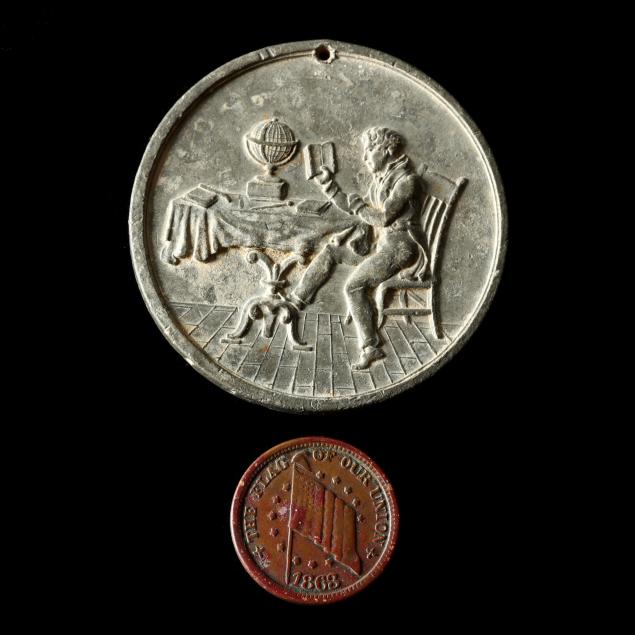 civil-war-token-and-academic-medallion