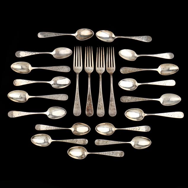 bright-cut-engraved-sterling-silver-silverplate-flatware