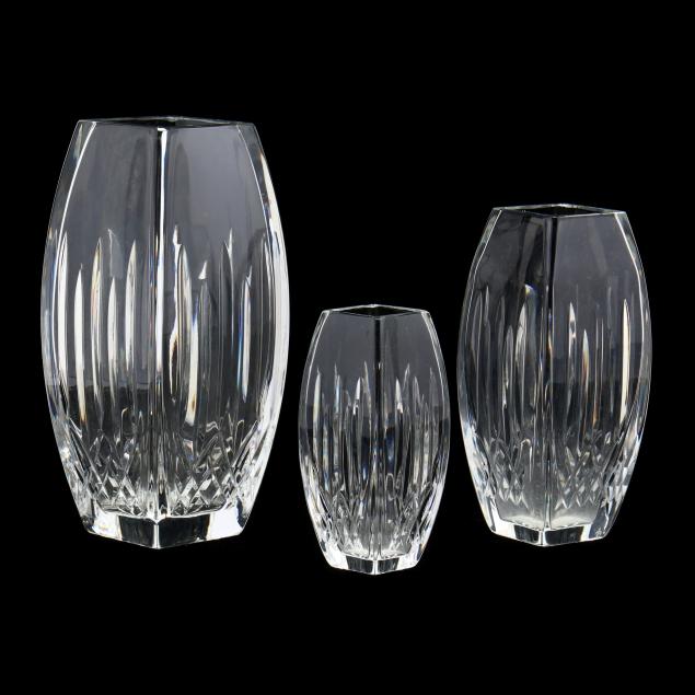 a-graduated-set-of-three-cut-glass-vases-by-waterford