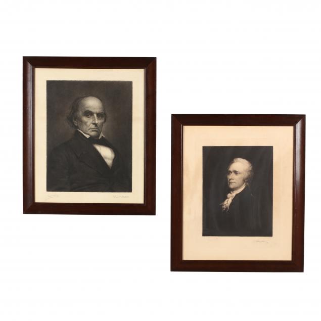 jacques-reich-american-1852-1923-two-engravings-alexander-hamilton-and-daniel-webster