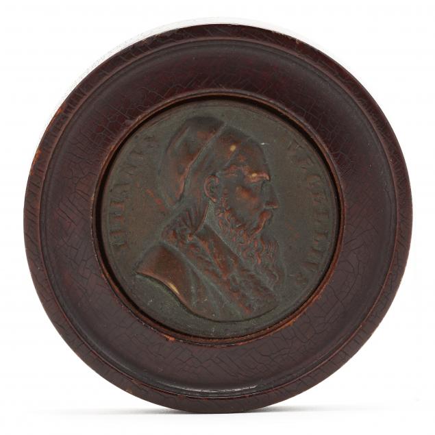 an-antique-portrait-medal-of-titianus-vecellius-titian