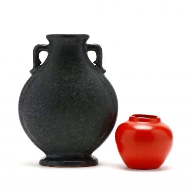two-weller-chinese-style-pottery-vases