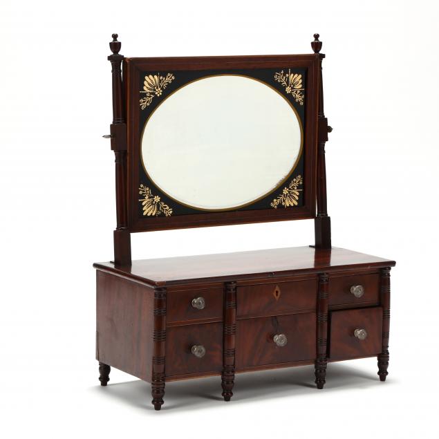 american-federal-mahogany-dressing-mirror