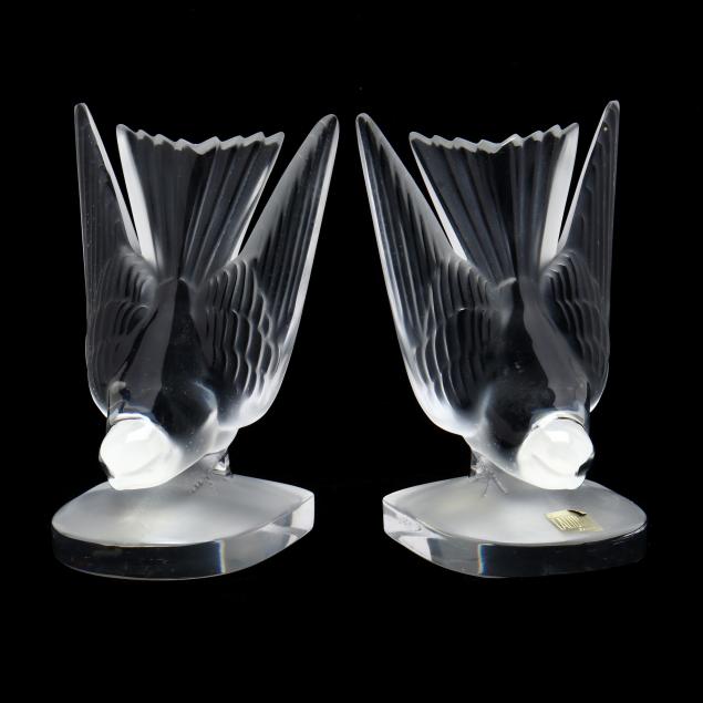 pair-of-lalique-deux-hirondelle-bookends