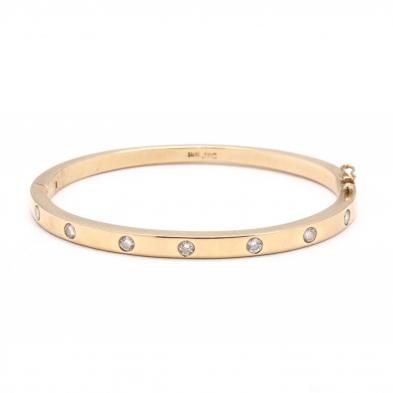 14kt-gold-and-diamond-bangle-bracelet-signed