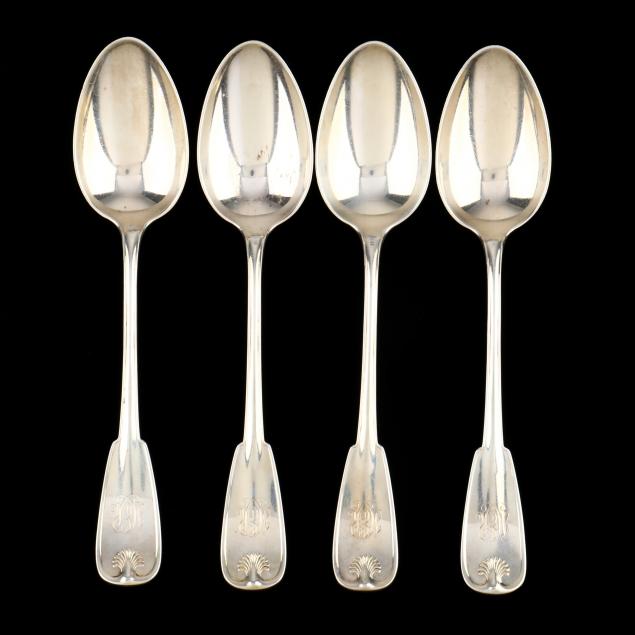 a-set-of-four-tiffany-co-palm-sterling-silver-tablespoons