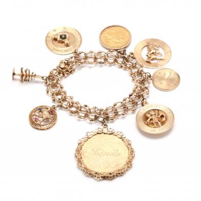 14kt-gold-charm-bracelet