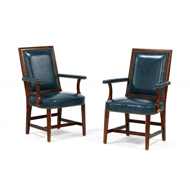 century-chair-co-pair-of-leather-upholstered-office-chairs
