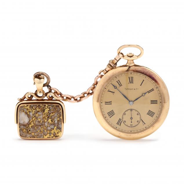 vintage-tiffany-co-18kt-pocket-watch-with-gold-in-quartz-watch-fob