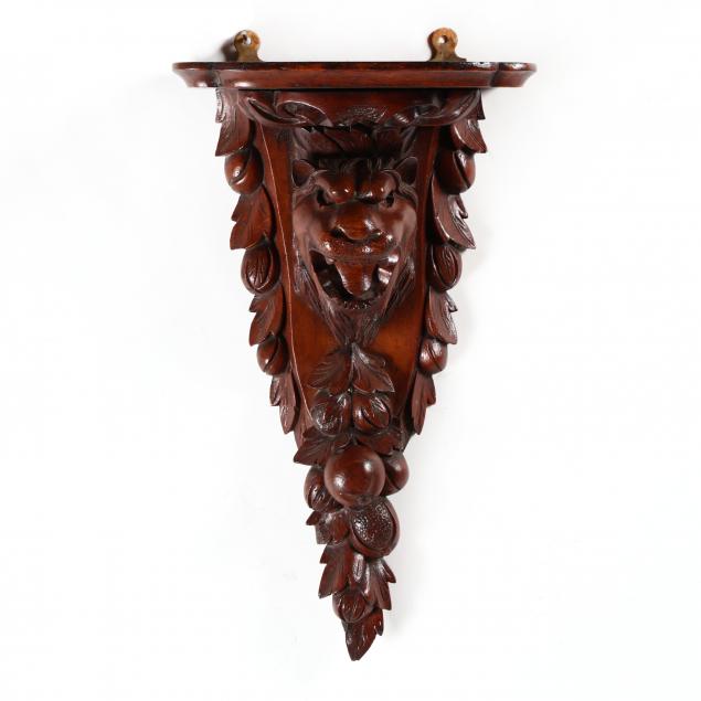renaissance-revival-carved-oak-wall-bracket