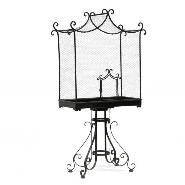 continental-iron-bird-cage-on-stand
