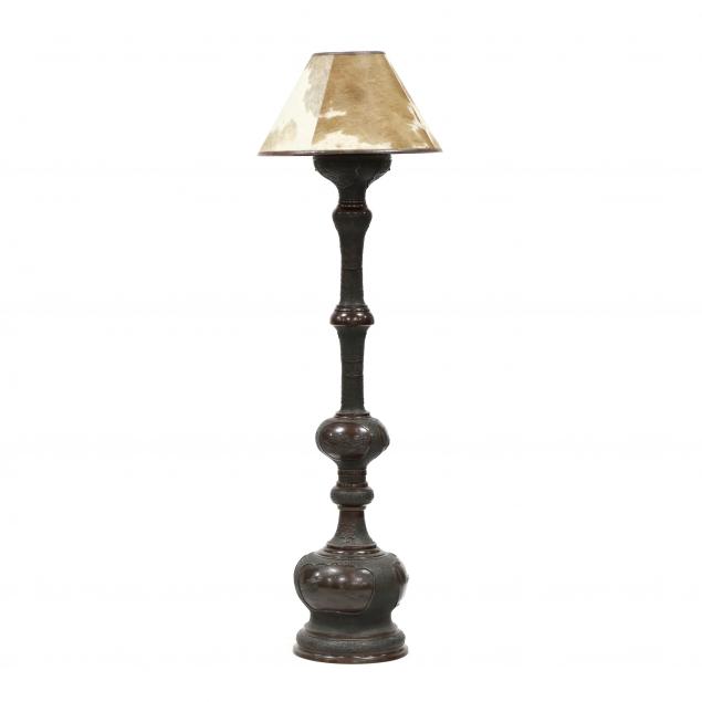 japanese-bronze-floor-lamp