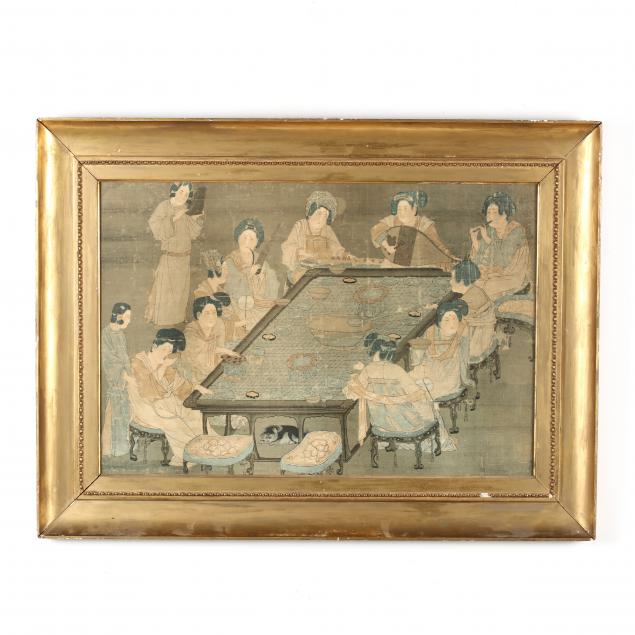a-framed-poster-of-a-chinese-painting
