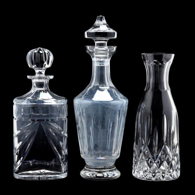 three-crystal-decanters-carafe